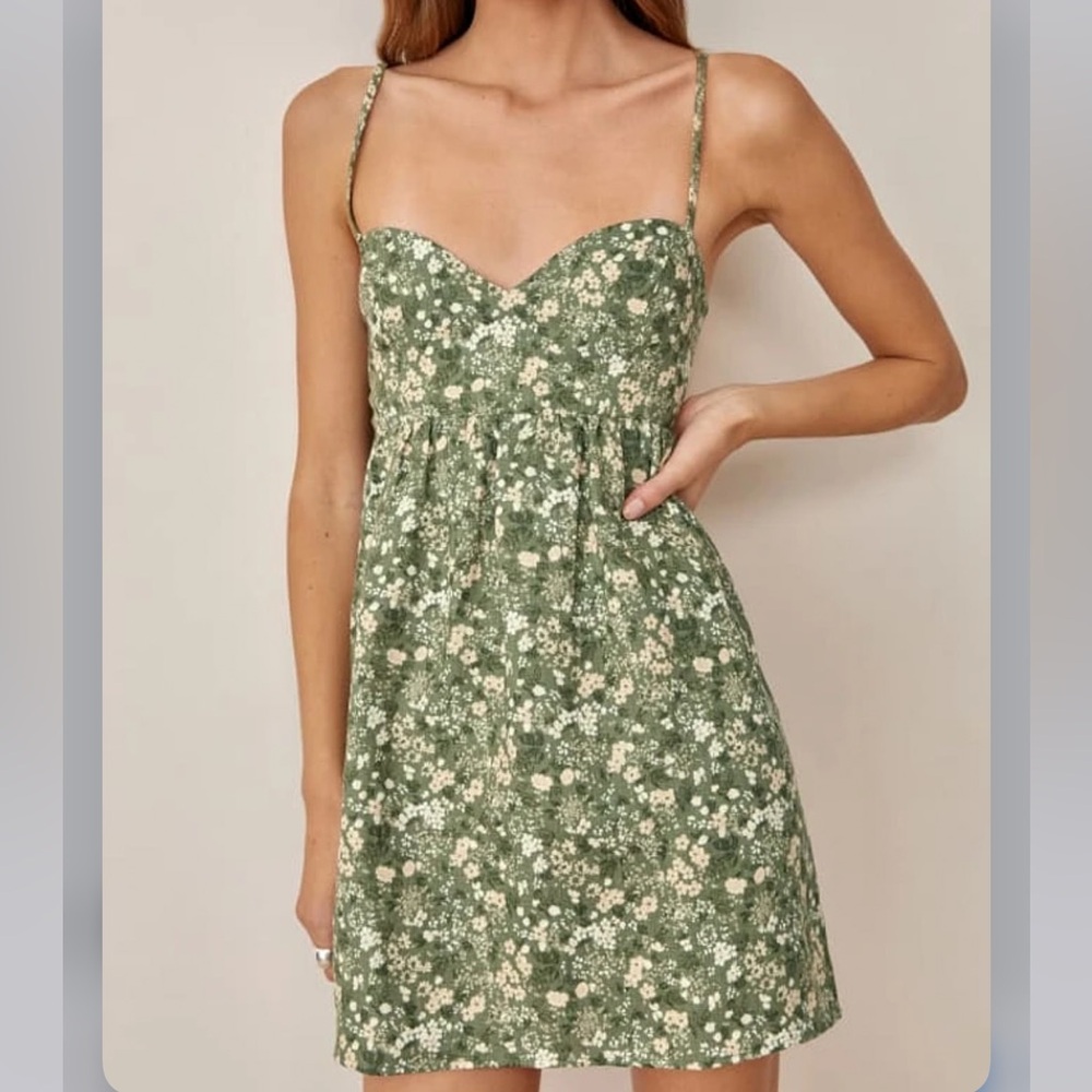 Reformation Martin Linen Dress NWOT wmns size 4